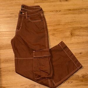 Wild Fable womens Chocolate Cargo Pants